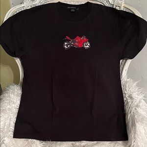 French Connection Black Crew Neck T-Shirt
